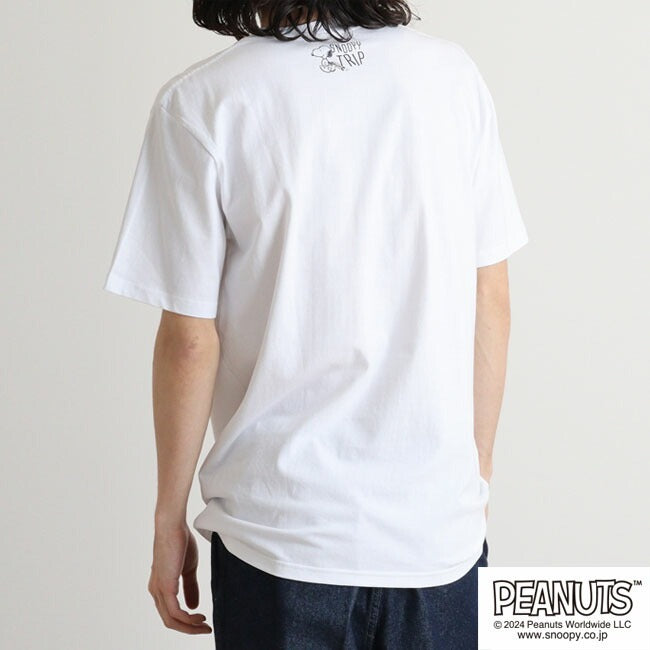 スヌーピー Tシャツ 半袖 トップス 旅行 旅 ニューヨーク プリント SNOOPY PEANUTS s1142-257sp