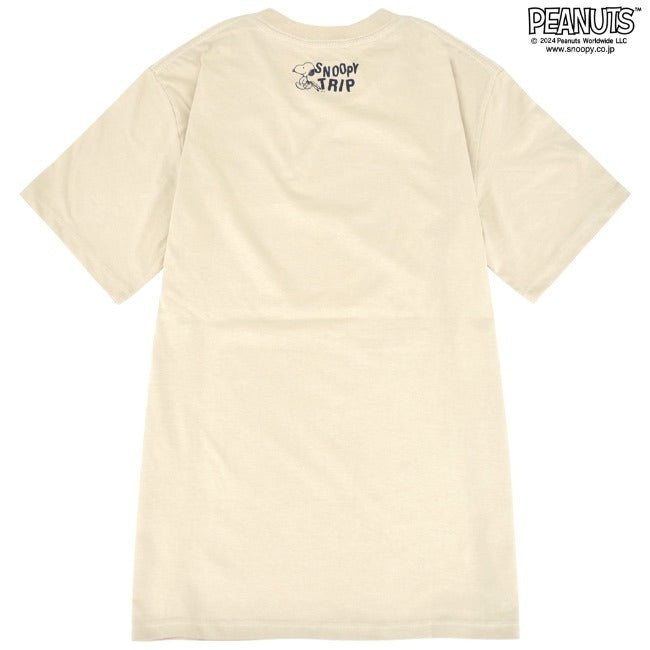スヌーピー Tシャツ 半袖 トップス 旅行 旅 エジプト ウッドストック プリント SNOOPY PEANUTS s1142-258sp