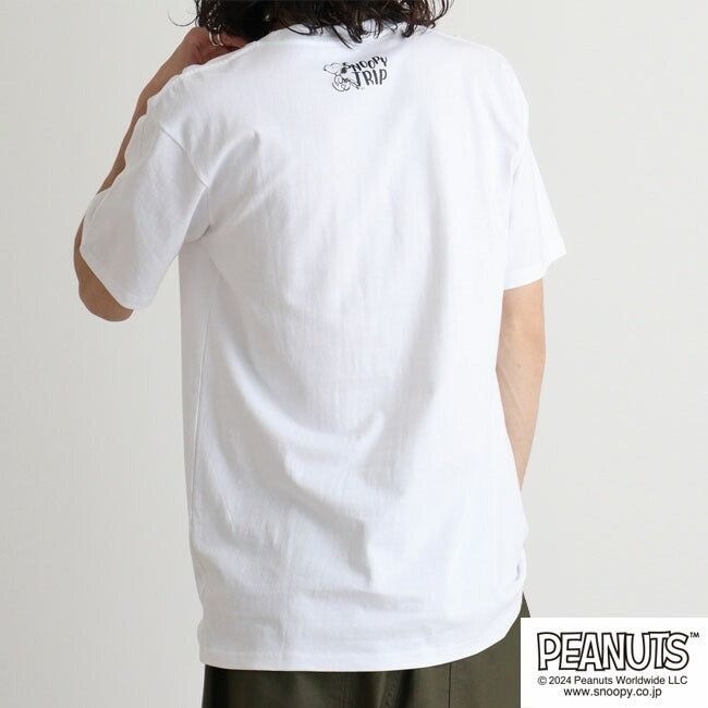 スヌーピー Tシャツ 半袖 トップス 旅行 旅 ハワイ ウッドストック プリント SNOOPY PEANUTS s1142-260sp