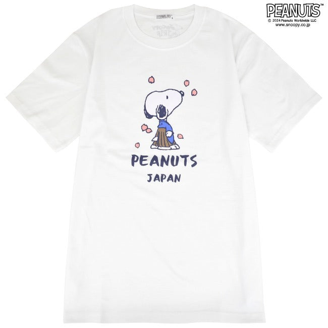 スヌーピー Tシャツ 半袖 トップス 旅行 旅 日本 ウッドストック プリント SNOOPY PEANUTS s1142-261sp