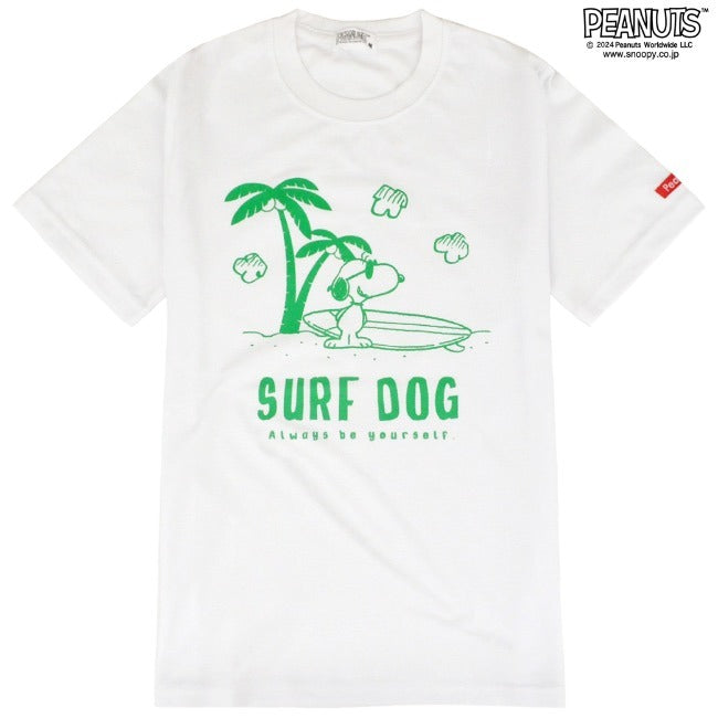 スヌーピー ジョークール Tシャツ 半袖 トップス サーフ 夏 プリント SNOOPY PEANUTS JOE COOL s1142-277sp