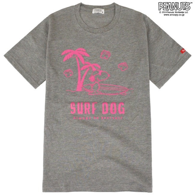 スヌーピー ジョークール Tシャツ 半袖 トップス サーフ 夏 プリント SNOOPY PEANUTS JOE COOL s1142-277sp