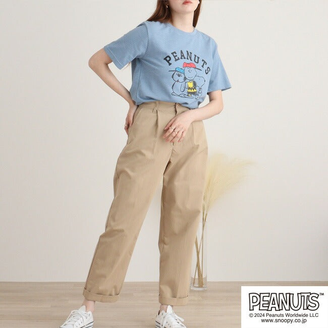 スヌーピー フレンズ 半袖 プリントTシャツ Tシャツ 春夏秋 PEANUTS SNOOPY s1142-278sp