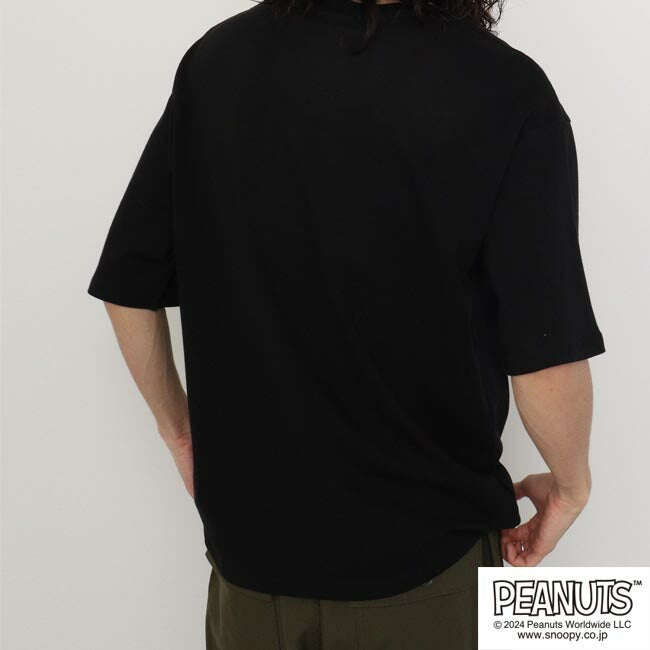 スヌーピー Tシャツ サガラ刺繍 オーバーサイズ シルエット s1142-38sp