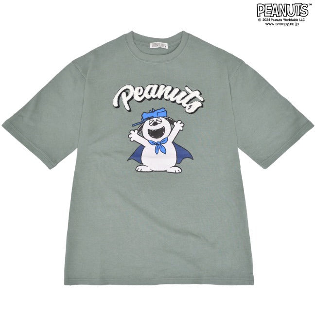 スヌーピー オラフ トップス Tシャツ 半袖 刺繍 プリント PEANUTS SNOOPY s1142-39sp