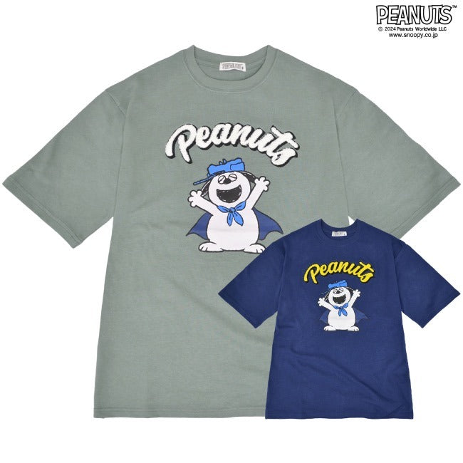 スヌーピー オラフ トップス Tシャツ 半袖 刺繍 プリント PEANUTS SNOOPY s1142-39sp