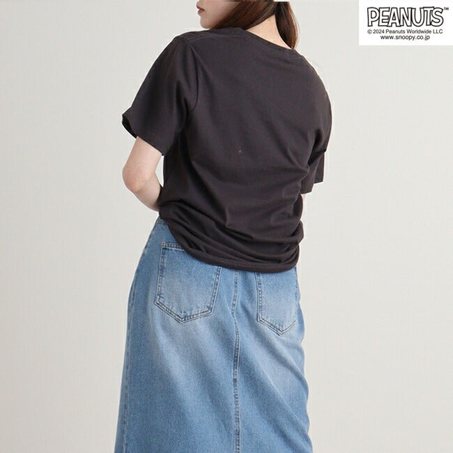 スヌーピー オラフ 半袖 Tシャツ 刺繍 トップス SNOOPY PEANUTS s1142-404sp