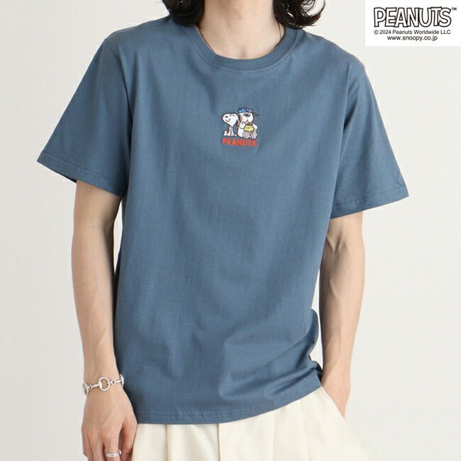 スヌーピー オラフ 半袖 Tシャツ 刺繍 トップス SNOOPY PEANUTS s1142-404sp
