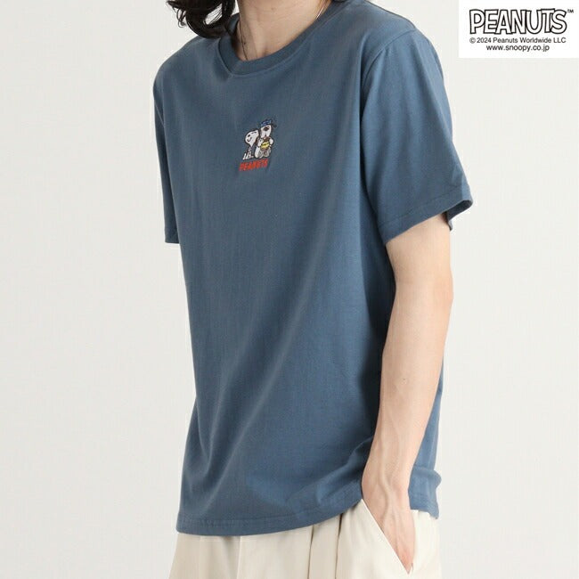 スヌーピー オラフ 半袖 Tシャツ 刺繍 トップス SNOOPY PEANUTS s1142-404sp