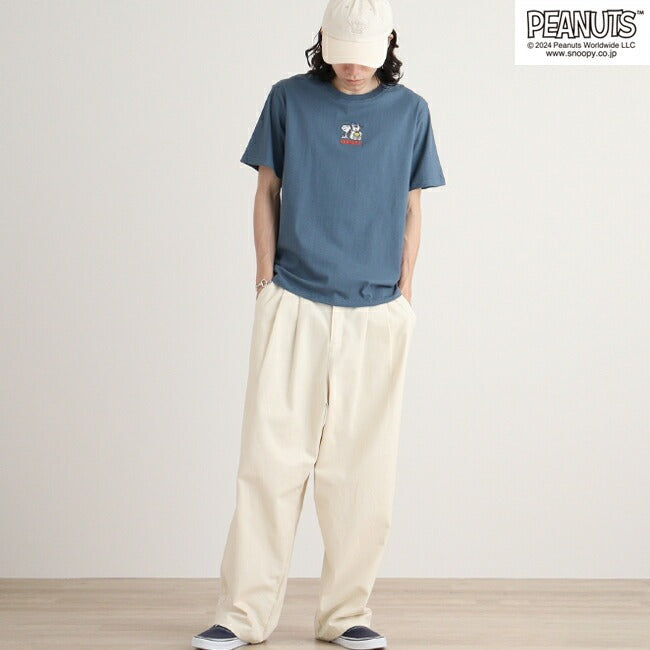 スヌーピー オラフ 半袖 Tシャツ 刺繍 トップス SNOOPY PEANUTS s1142-404sp