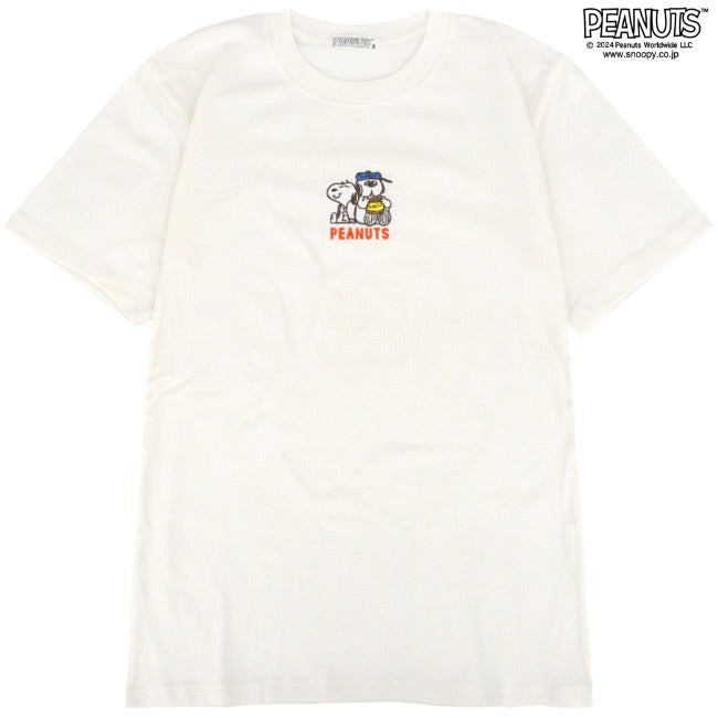 スヌーピー オラフ 半袖 Tシャツ 刺繍 トップス SNOOPY PEANUTS s1142-404sp
