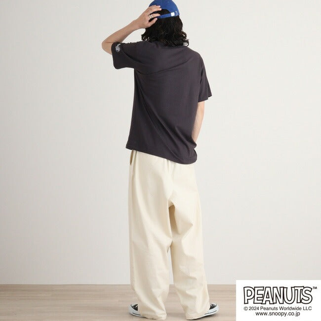 スヌーピー 半袖 トップス Tシャツ 和柄 プリント オラフ SNOOPY PEANUTS s1142-408sp