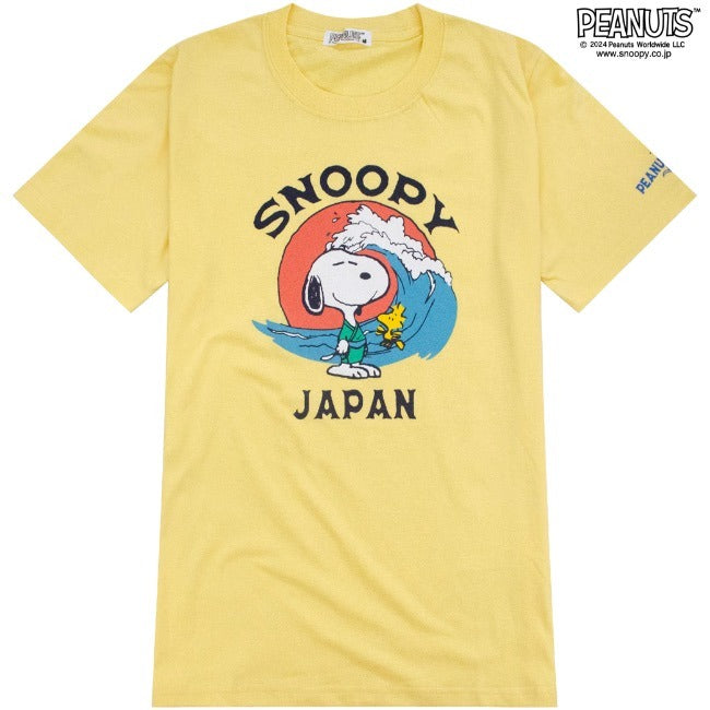 スヌーピー 半袖 トップス Tシャツ 和柄 プリント オラフ SNOOPY PEANUTS s1142-408sp