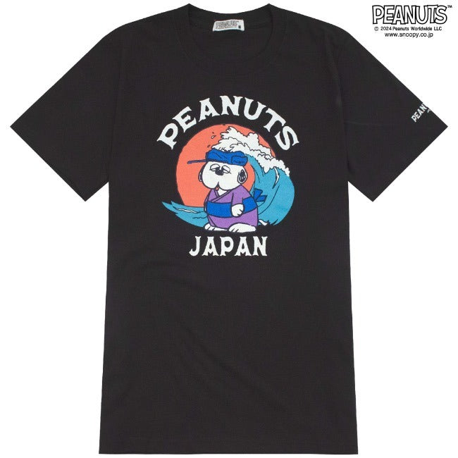 スヌーピー 半袖 トップス Tシャツ 和柄 プリント オラフ SNOOPY PEANUTS s1142-408sp