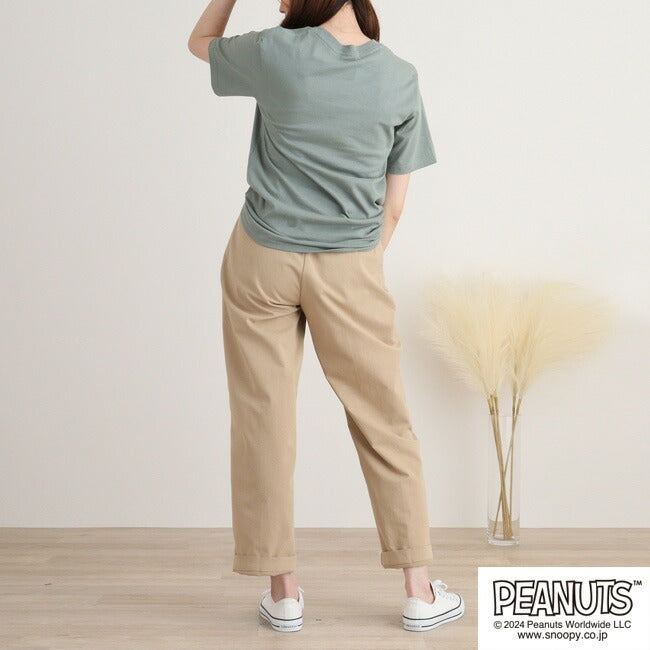スヌーピー 半袖 トップス Tシャツ コミック柄 プリント チャーリーブラウン SNOOPY PEANUTS s1142-409sp