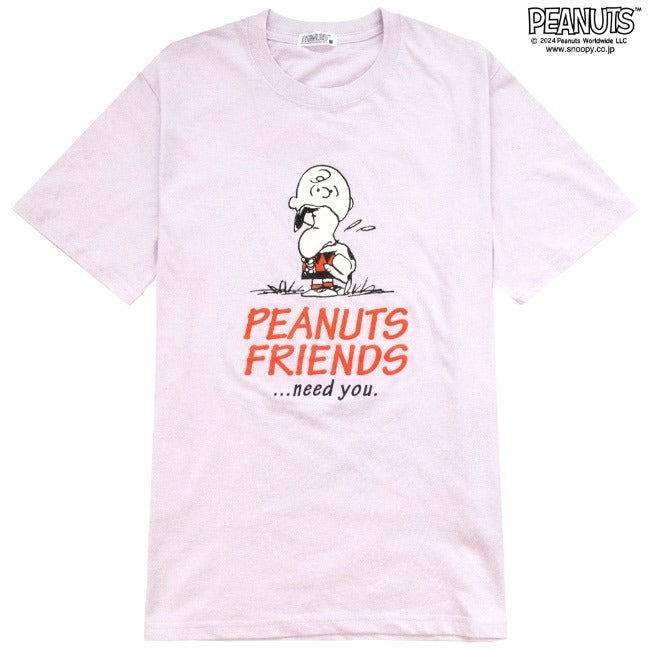 スヌーピー 半袖 トップス Tシャツ コミック柄 プリント チャーリーブラウン SNOOPY PEANUTS s1142-409sp