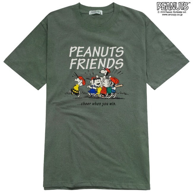 スヌーピー 半袖 トップス Tシャツ コミック柄 プリント チャーリーブラウン SNOOPY PEANUTS s1142-409sp