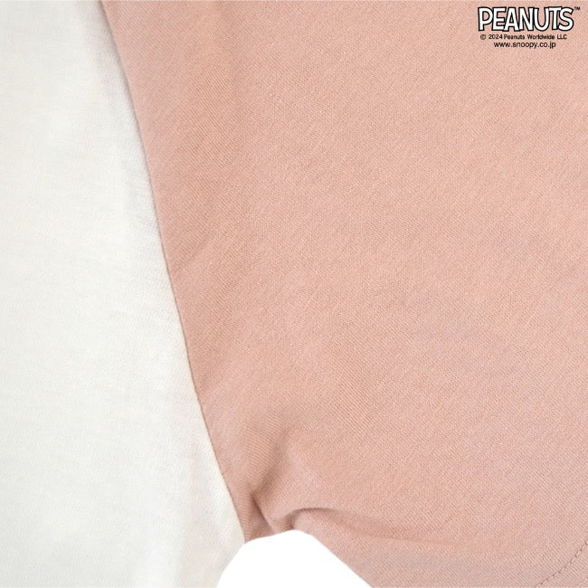 スヌーピー 半袖 トップス Tシャツ ラグラン プリント SNOOPY PEANUTS s1142-412sp