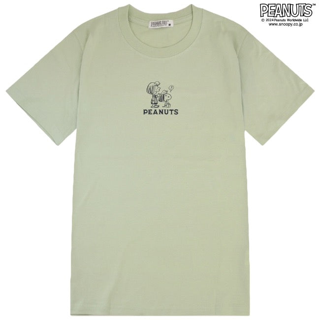 スヌーピー Tシャツ 半袖 トップス バック プリント SNOOPY PEANUTS s1142-413sp