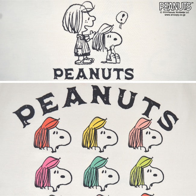 スヌーピー Tシャツ 半袖 トップス バック プリント SNOOPY PEANUTS s1142-413sp