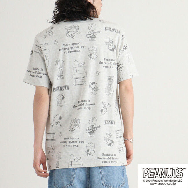 スヌーピー 半袖 トップス Tシャツ プリント チャーリーブラウン SNOOPY PEANUTS s1142-417sp