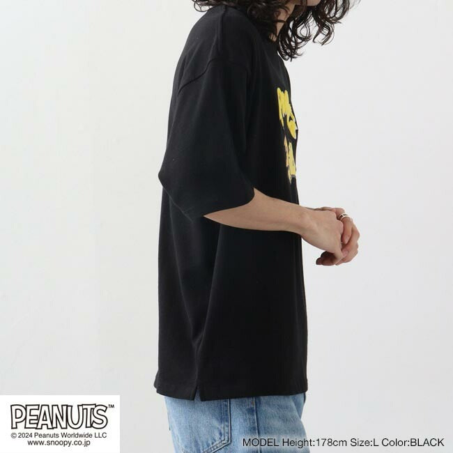 スヌーピー ウッドストック トップス Tシャツ 半袖 刺繍 プリント PEANUTS SNOOPY s1142-41sp