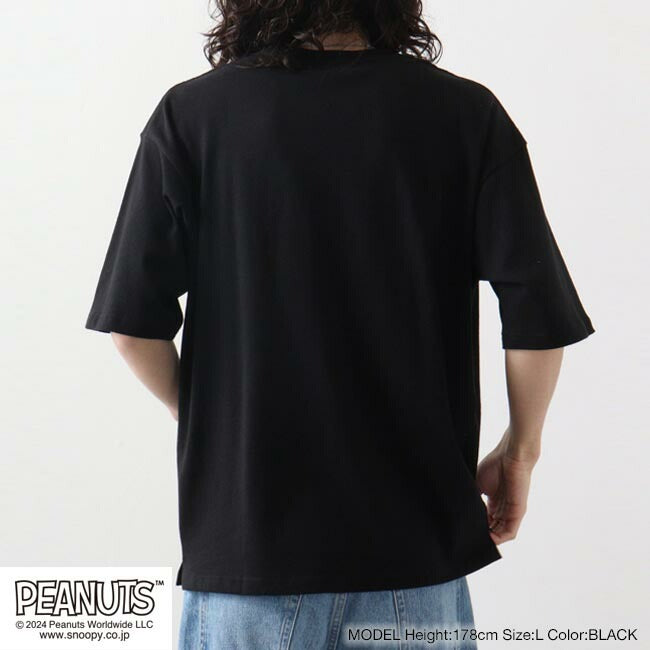 スヌーピー ウッドストック トップス Tシャツ 半袖 刺繍 プリント PEANUTS SNOOPY s1142-41sp