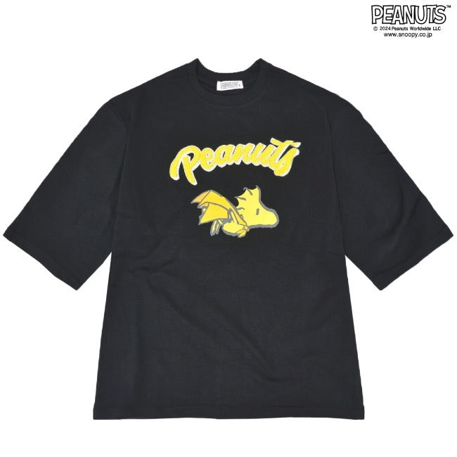 スヌーピー ウッドストック トップス Tシャツ 半袖 刺繍 プリント PEANUTS SNOOPY s1142-41sp