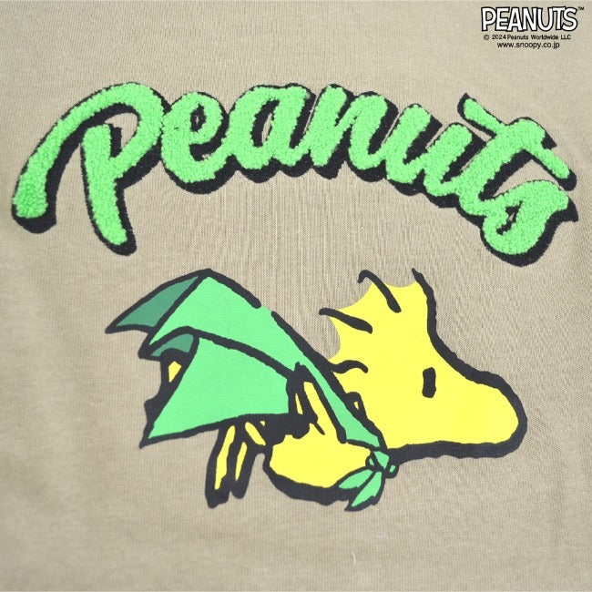 スヌーピー ウッドストック トップス Tシャツ 半袖 刺繍 プリント PEANUTS SNOOPY s1142-41sp