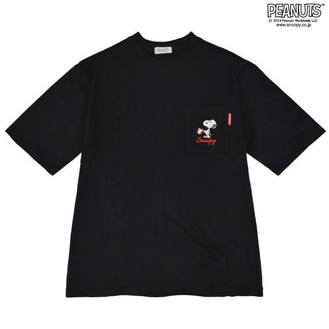 スヌーピー オラフ ポケット ドロップショルダー Tシャツ 刺繍 SNOOPY PEANUTS s1142-46sp