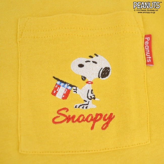 スヌーピー オラフ ポケット ドロップショルダー Tシャツ 刺繍 SNOOPY PEANUTS s1142-46sp