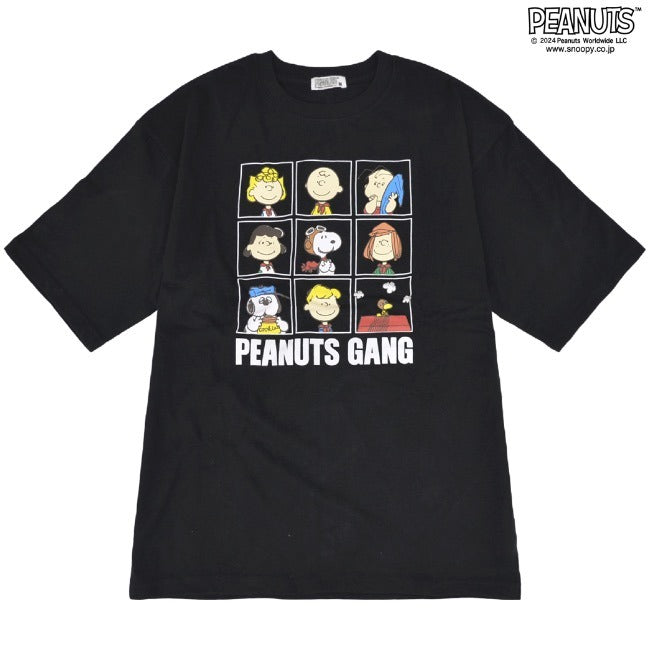 スヌーピー ピーナッツ 半袖 Tシャツ ドロップショルダー プリント SNOOPY PEANUTS s1142-52