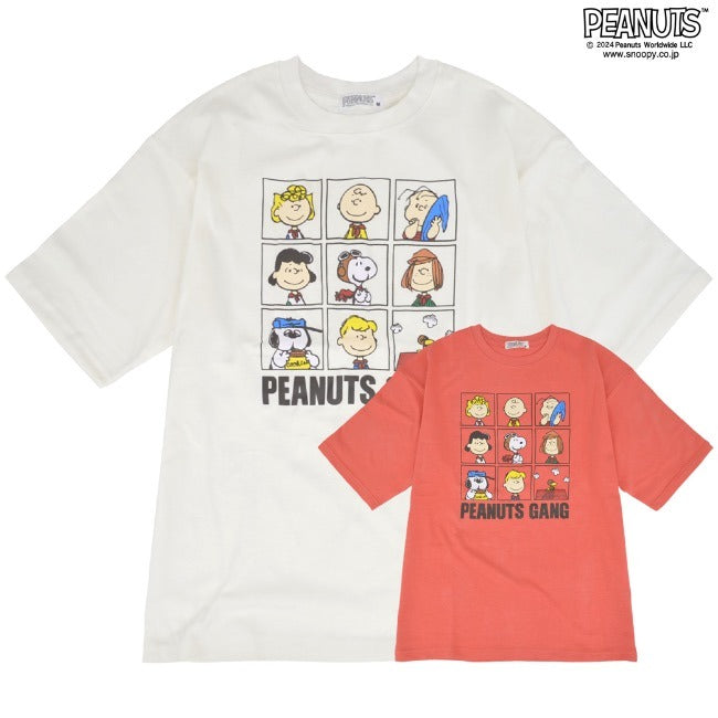 スヌーピー ピーナッツ 半袖 Tシャツ ドロップショルダー プリント SNOOPY PEANUTS s1142-52