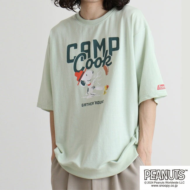 スヌーピー 半袖 トレーナー 春夏秋 裏毛 ミニ裏毛 SNOOPY PEANUTS s1142-61sp