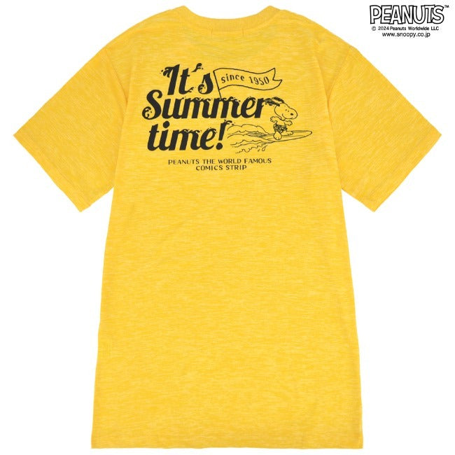 スヌーピー Tシャツ 半袖 カチオン トップス サーフ プリント SNOOPY PEANUTS s1142-74