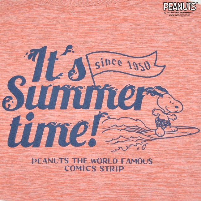 スヌーピー Tシャツ 半袖 カチオン トップス サーフ プリント SNOOPY PEANUTS s1142-74