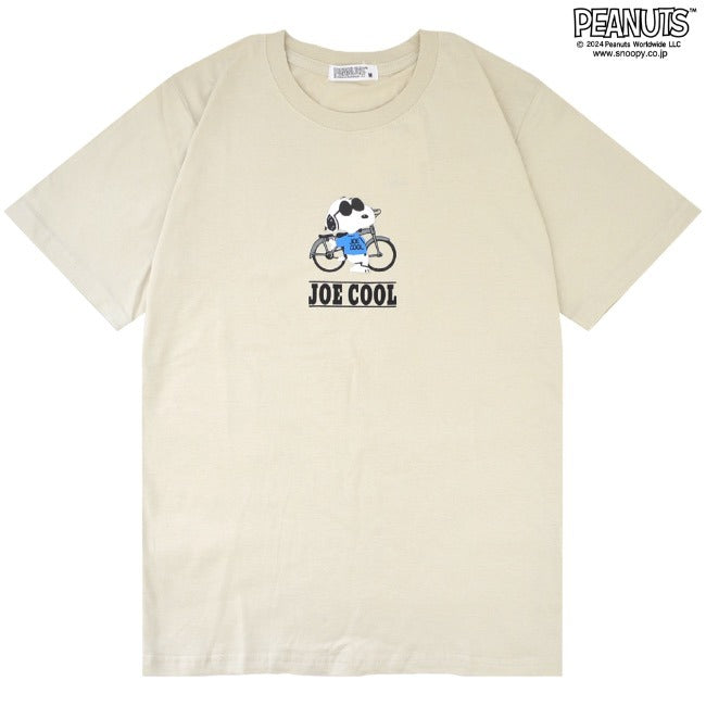 スヌーピー 半袖 Tシャツ 発泡 プリント ジョークール トップス PEANUTS SNOOPY JOE COOL s1143-08sp