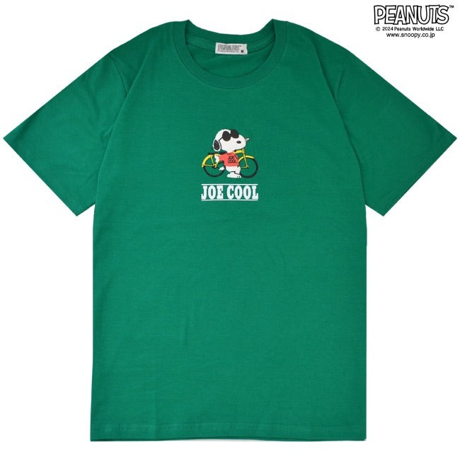 スヌーピー 半袖 Tシャツ 発泡 プリント ジョークール トップス PEANUTS SNOOPY JOE COOL s1143-08sp