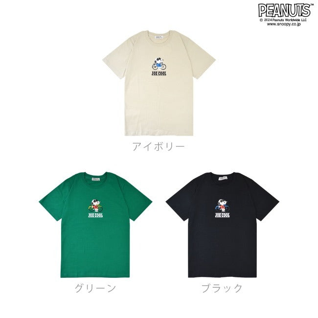 スヌーピー 半袖 Tシャツ 発泡 プリント ジョークール トップス PEANUTS SNOOPY JOE COOL s1143-08sp