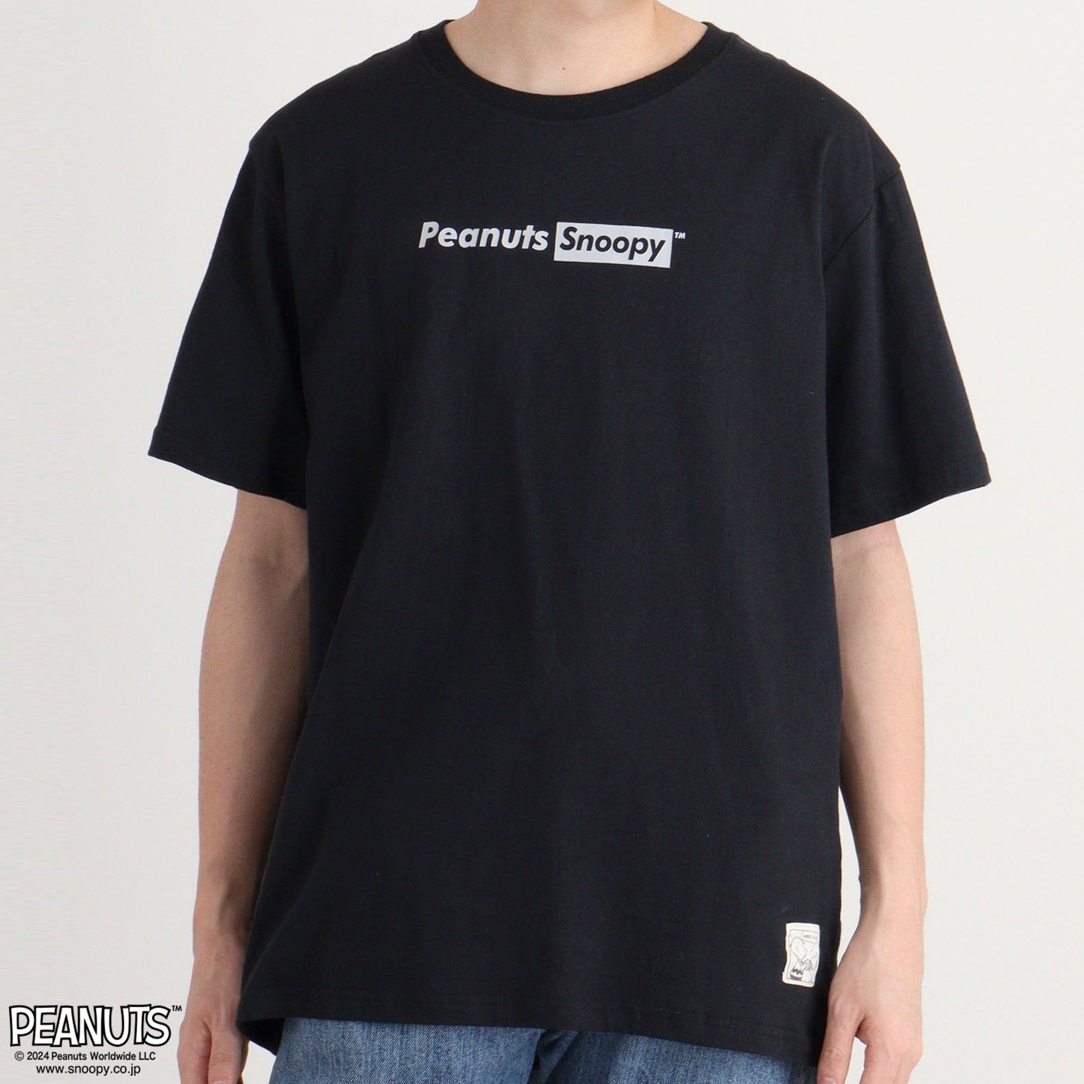 スヌーピー 半袖 Tシャツ バック プリント トップス SNOOPY PEANUTS s1143-09sp