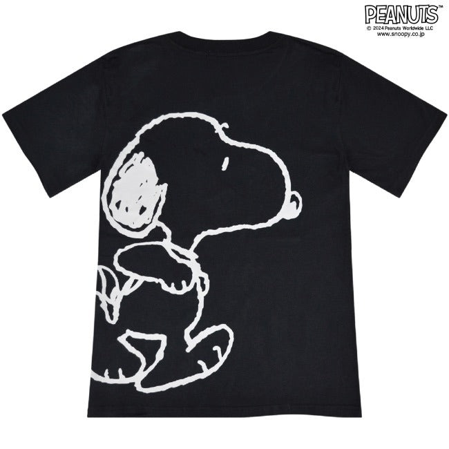 スヌーピー 半袖 Tシャツ バック プリント トップス SNOOPY PEANUTS s1143-09sp