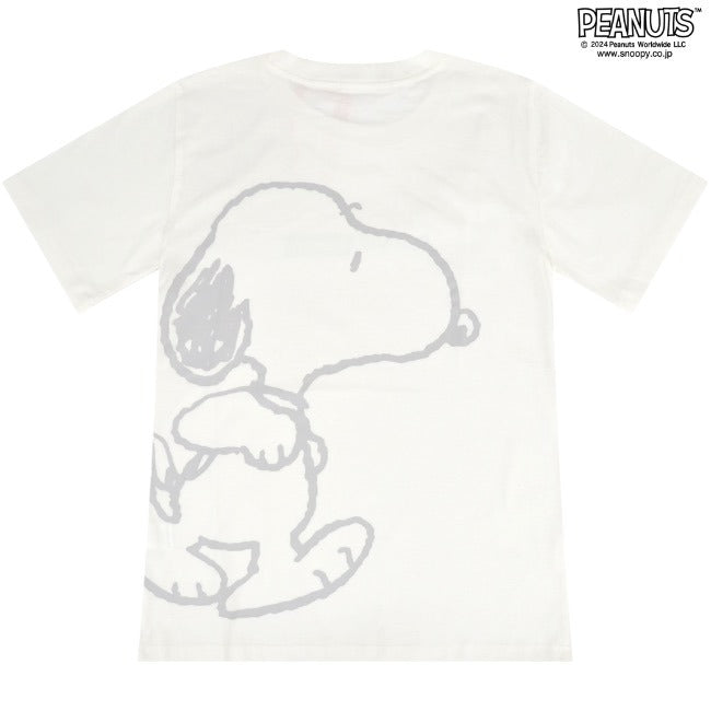 スヌーピー 半袖 Tシャツ バック プリント トップス SNOOPY PEANUTS s1143-09sp