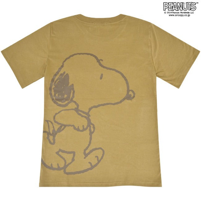スヌーピー 半袖 Tシャツ バック プリント トップス SNOOPY PEANUTS s1143-09sp