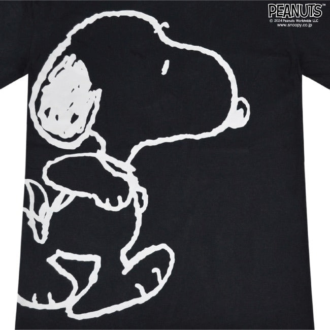 スヌーピー 半袖 Tシャツ バック プリント トップス SNOOPY PEANUTS s1143-09sp