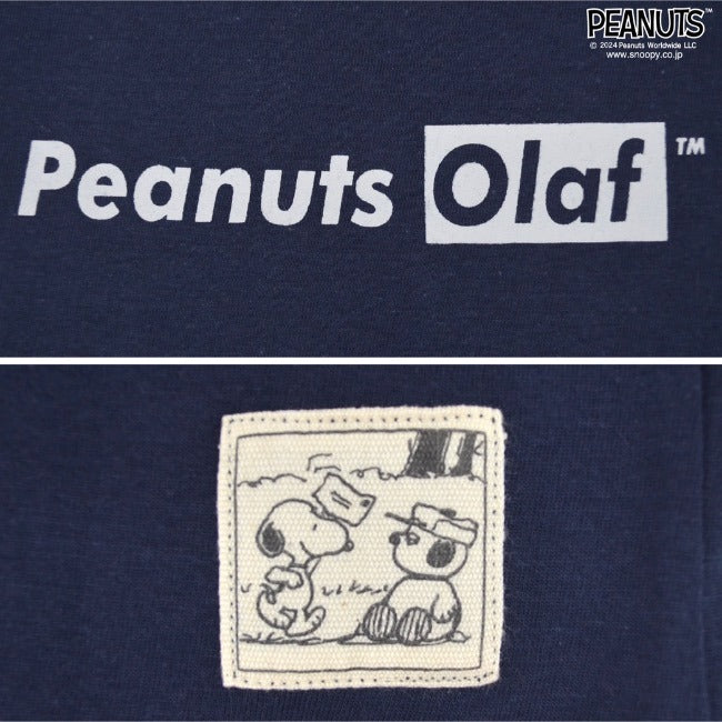スヌーピー オラフ バックプリント Tシャツ 半袖 SNOOPY PEANUTS s1143-10sp