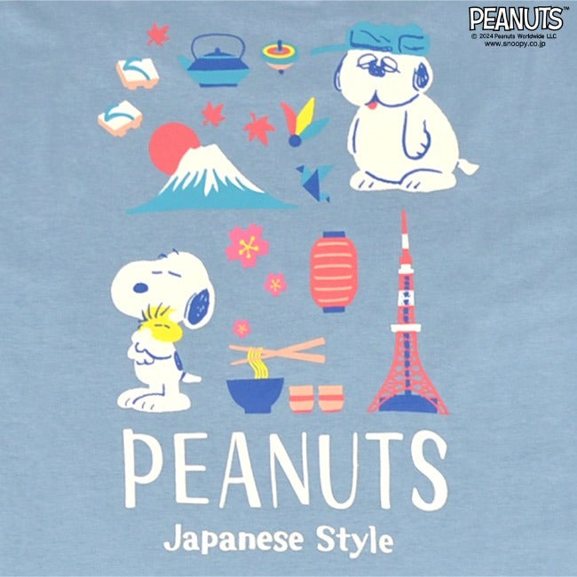 スヌーピー 半袖 Tシャツ トップス オラフ 日本 柄 バック プリント SNOOPY PEANUTS s1143-13sp