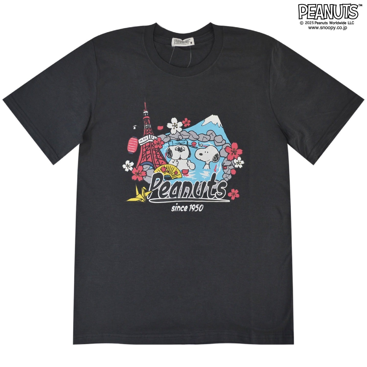 スヌーピー Tシャツ 半袖 トップス オラフ プリント 和柄 温泉 日本 SNOOPY PEANUTS s1143-14sp