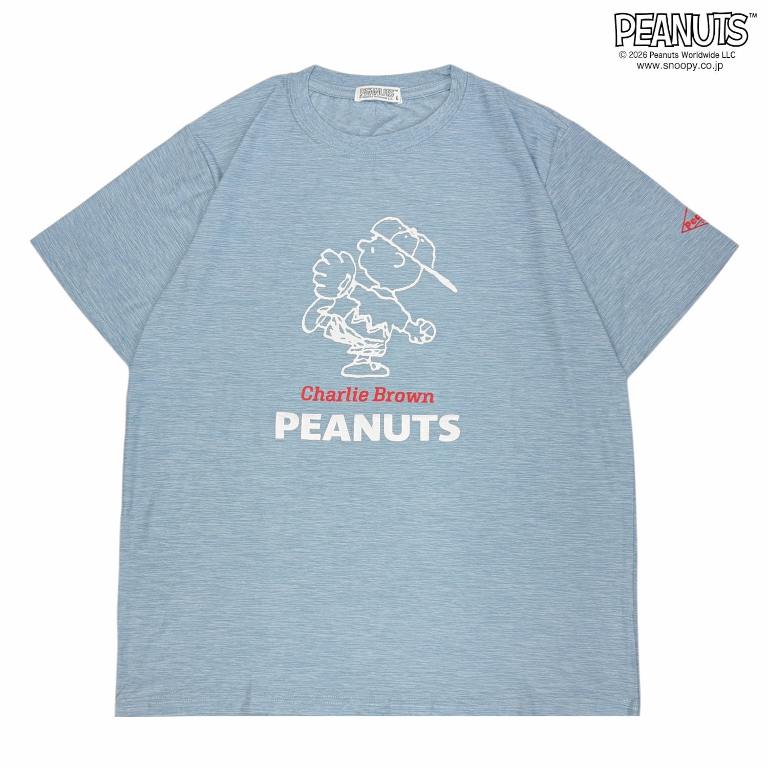 スヌーピー チャーリー・ブラウン ベースボール柄 カチオン 半袖 Tシャツ プリント トップス メンズ レディース 春 夏 SNOOPY PEANUTS s1152-109sp