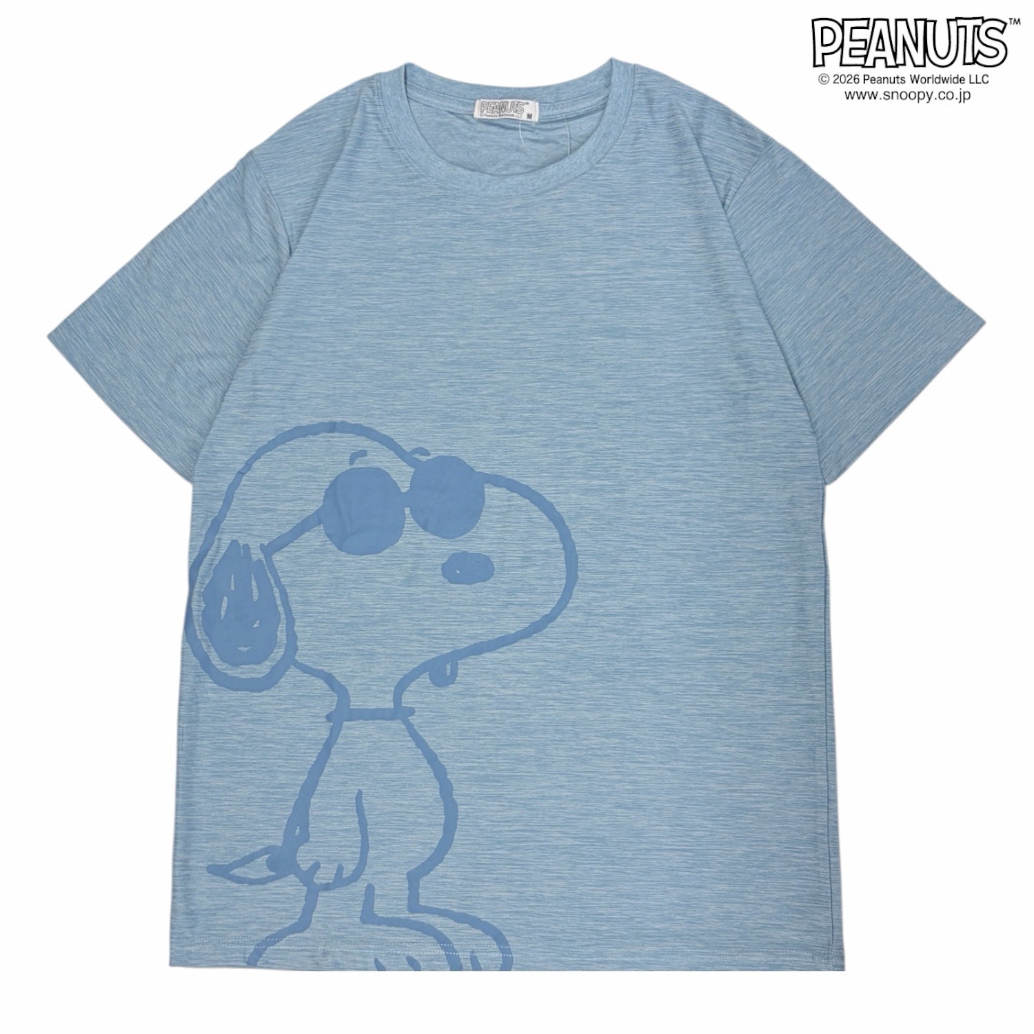 スヌーピー ジョー・クール カチオン 半袖 Tシャツ ビッグプリント トップス メンズ レディース 春 夏 JOE COOL SNOOPY PEANUTS s1152-110sp