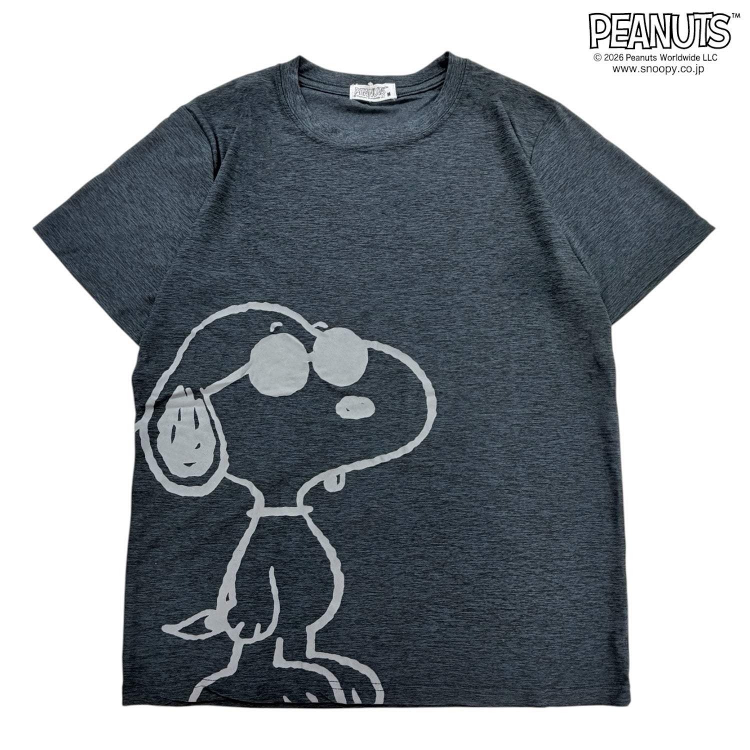 スヌーピー ジョー・クール カチオン 半袖 Tシャツ ビッグプリント トップス メンズ レディース 春 夏 JOE COOL SNOOPY PEANUTS s1152-110sp